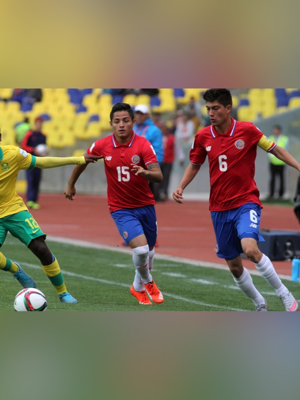 New Balance Official Costa Rica 2015 National Team Home Red Jersey Men’s Sz: L - Picture 3 of 8
